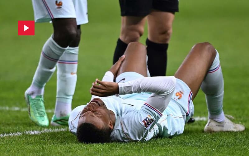 Mbappé leads France to victory while injured