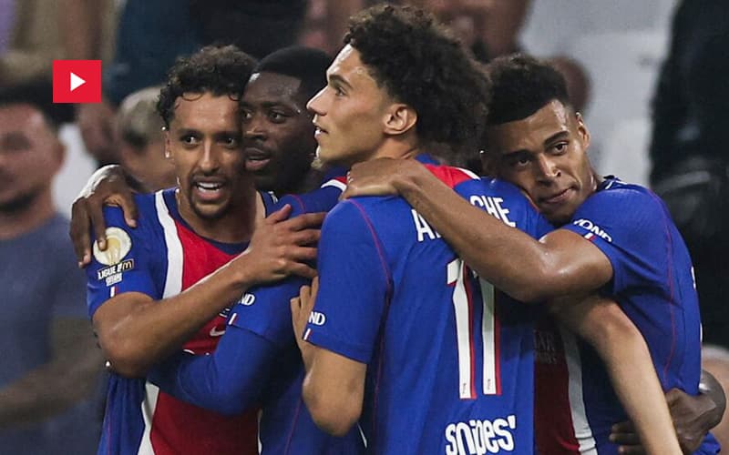 PSG beats struggling Marseille