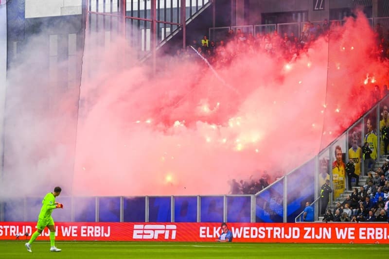 Netherlands to suspend matches over fireworks
