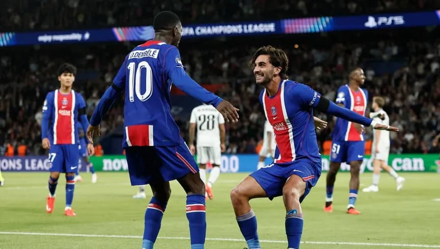 سان جيرمان يفتتح دوري الأبطال بفوز كبير