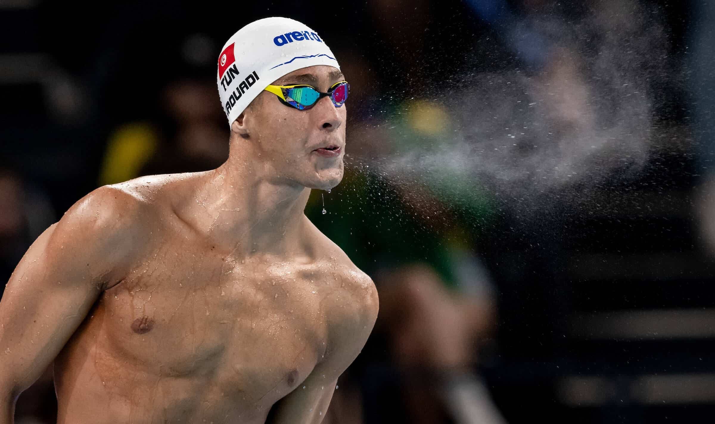 Ahmed Al-Jawadi wins 1500m freestyle at Virginia meet