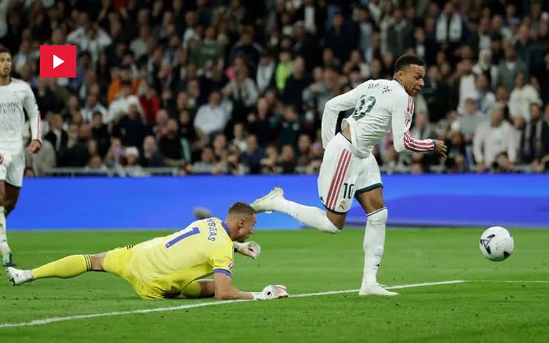 Mbappé scores top-tier goal vs Sevilla