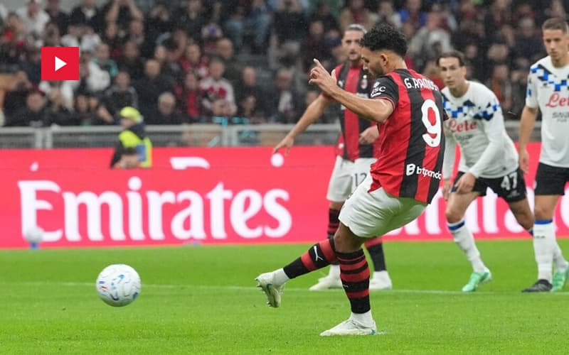 Milan beats Atalanta in Serie A