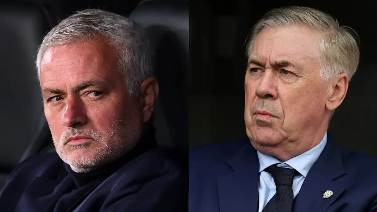 مورينيو يعبر عن استيائه من أنشيلوتي في ريال مدريد
