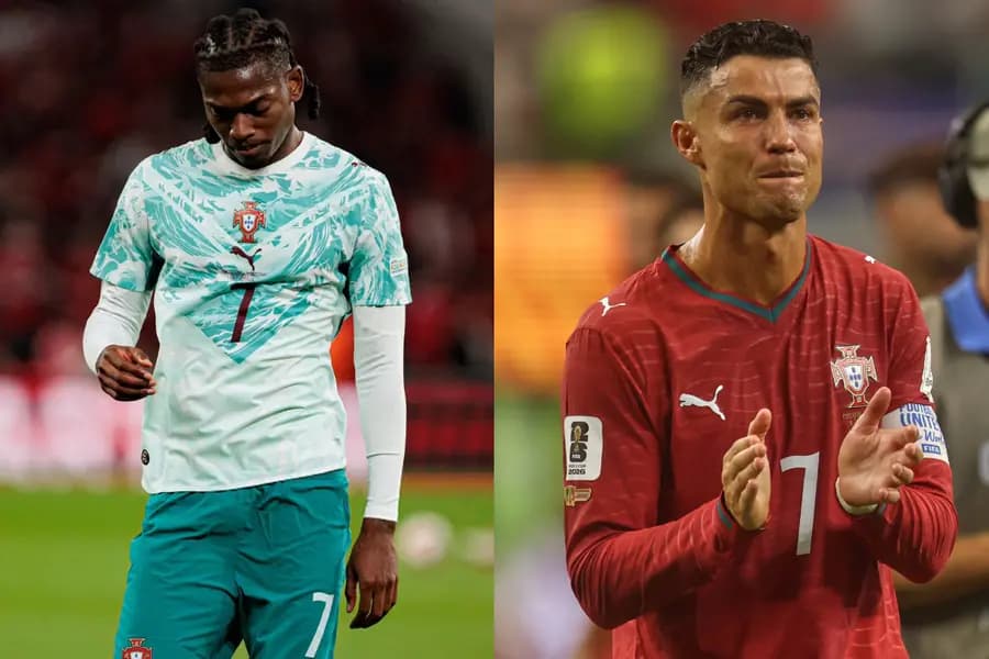 Leao's first comment on Ronaldo's shirt