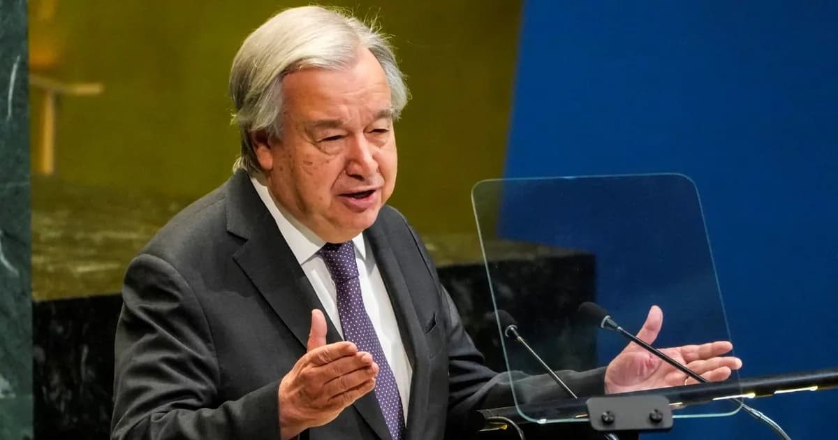 Guterres urges AI child protection rules