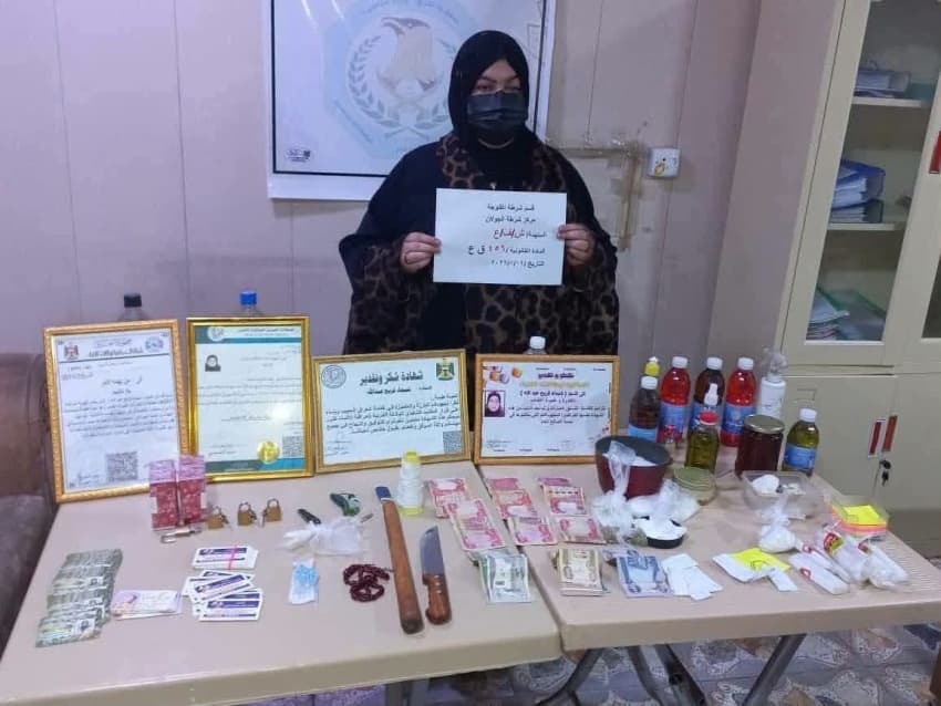 الشرطة تلقي القبض على امرأة في الفلوجة بتهمة السحر
