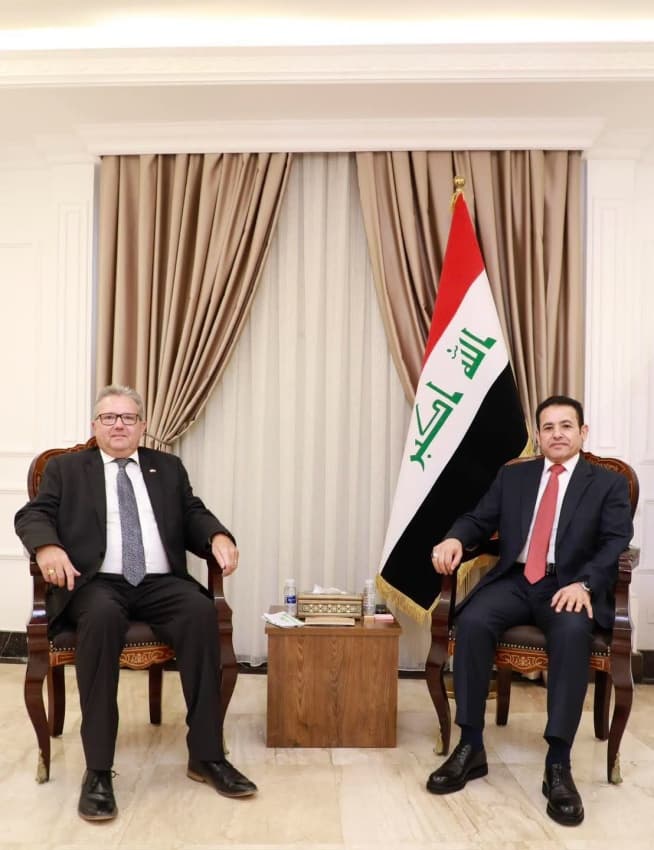 Al-Araji Meets Acting UK Ambassador
