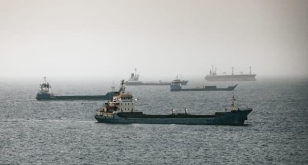 Two Saudi oil tankers pass Bab al-Mandab