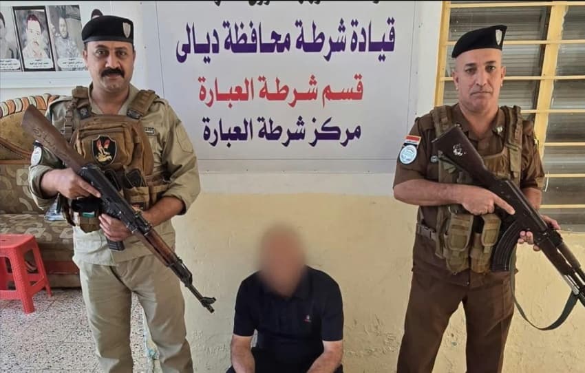 اعتقال متهم إرهابي في ناحية العبارة ديالى