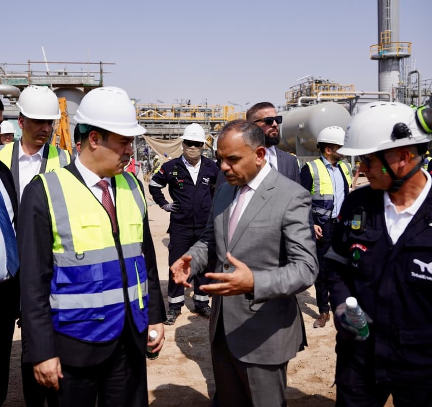 نفط: إنجاز 96% من مشروع الغاز في أرطاوي