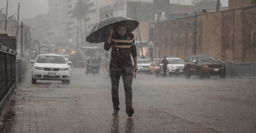 Iraq Weather: Scattered Rains and Humidity