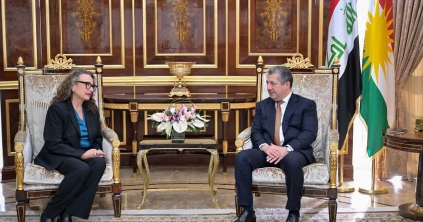 بارزاني والقنصل الأمريكي يناقشان أمن الإقليم وتشكيل الحكومة