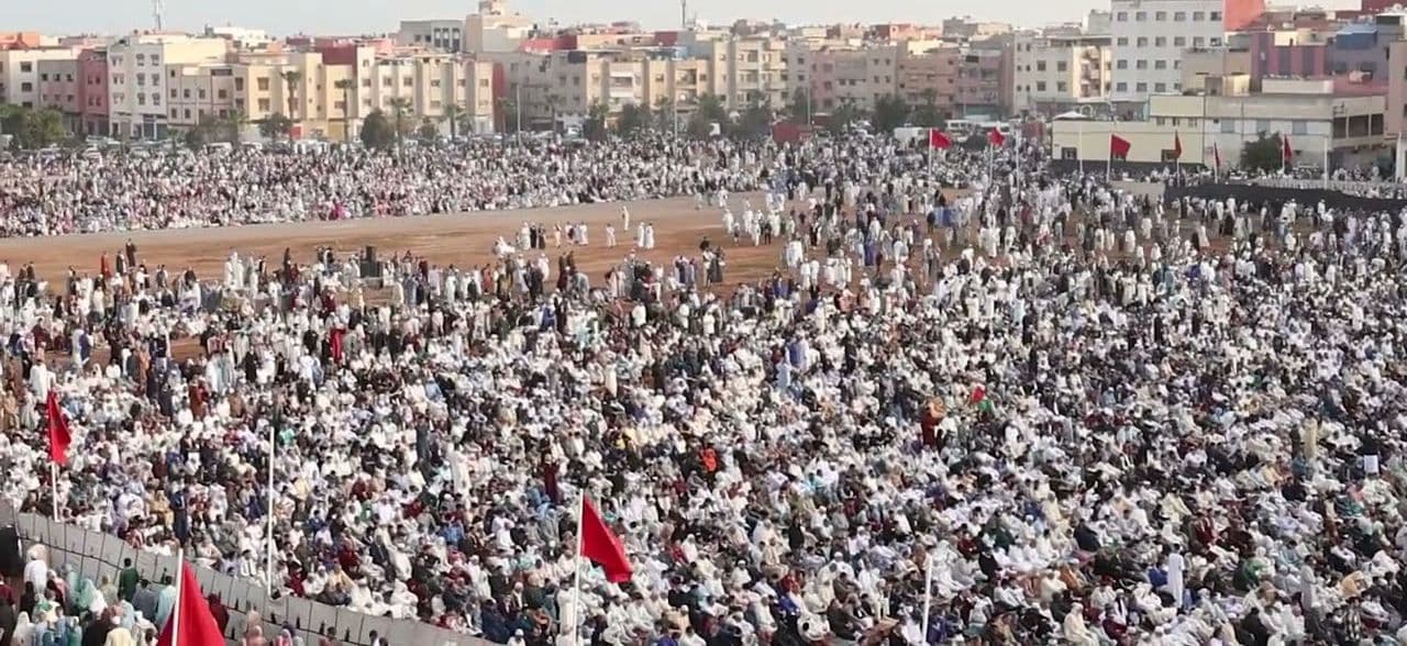 مظاهر صلاة عيد الأضحى من مصلى سلا