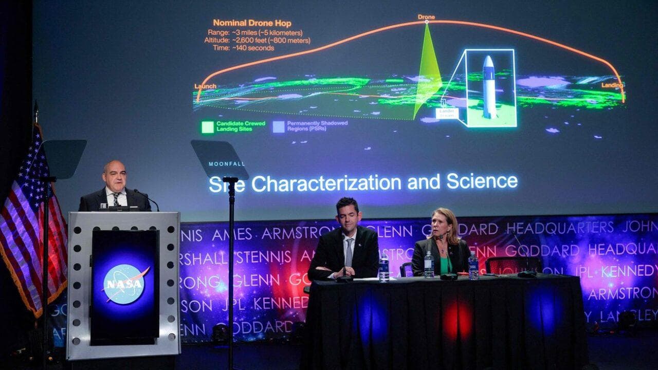 NASA employs AI and drones for lunar base