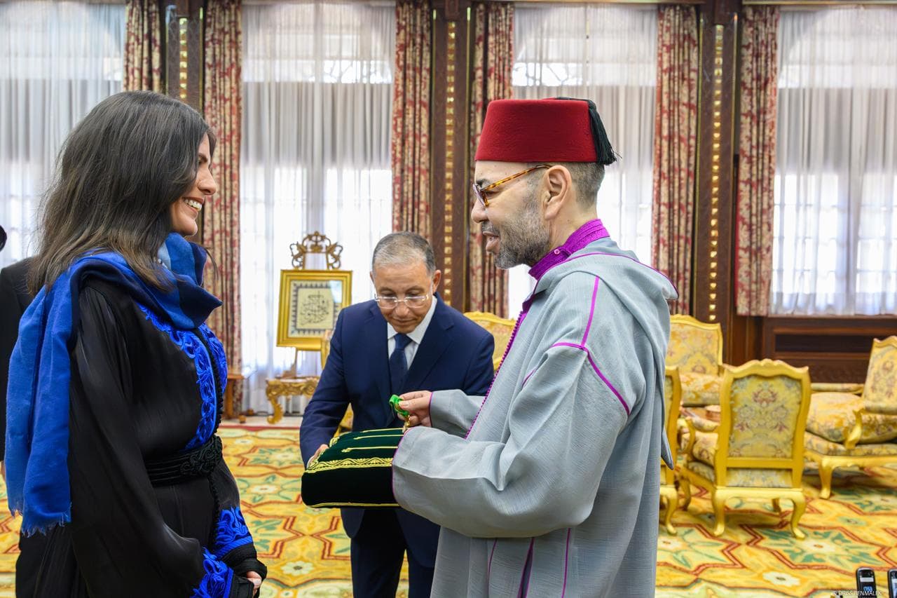 King Mohammed VI awards climber Nawal Safnidza