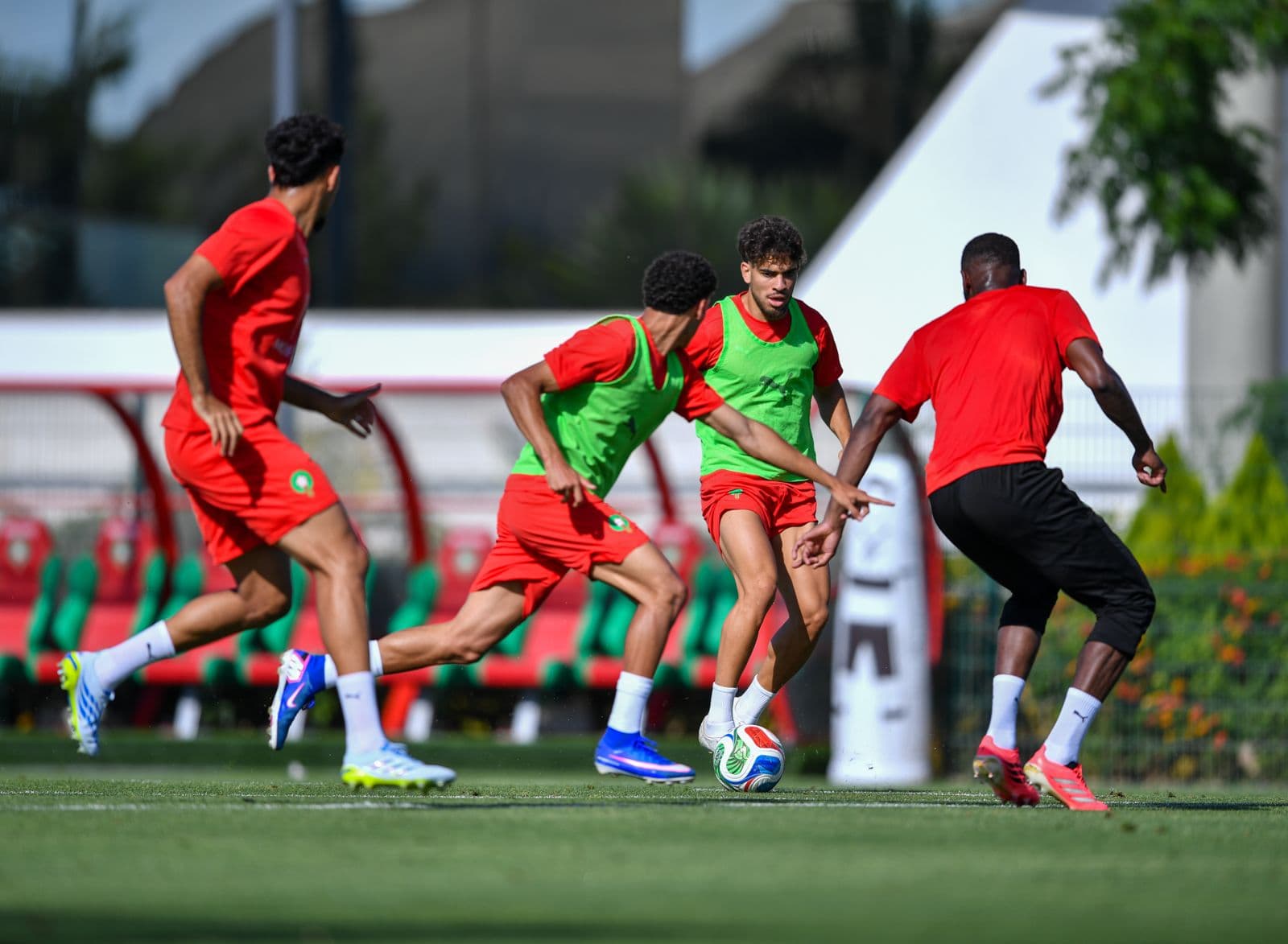 المنتخب المغربي يواصل تح preparات المونديال