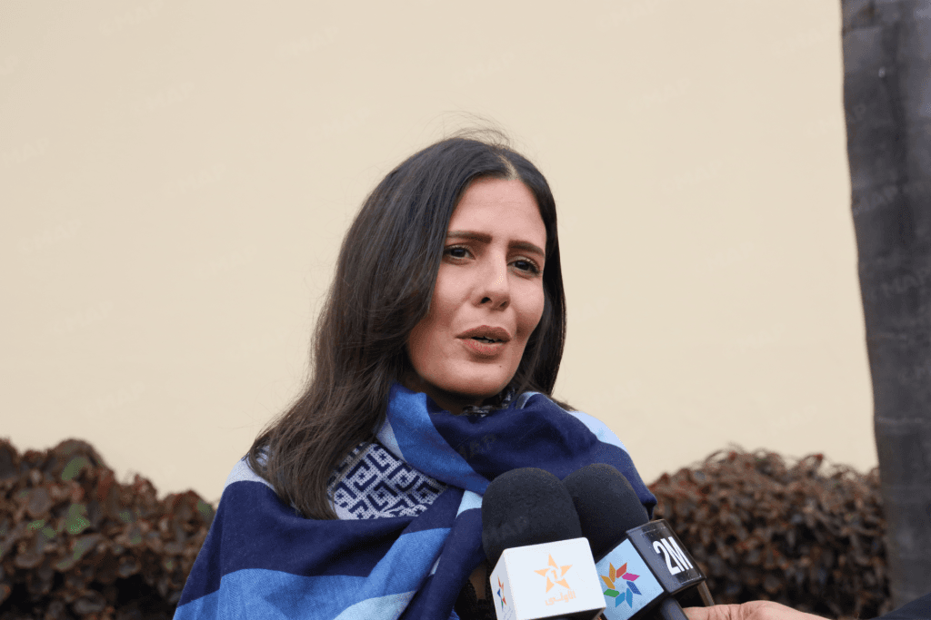 نوال صفنضلة تعبر عن فخرها بالاستقبال الملكي