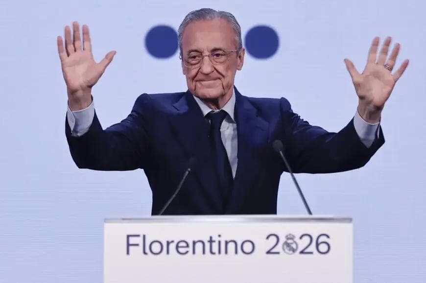 بيريز يظل رئيسا لريال مدريد حتى 2030