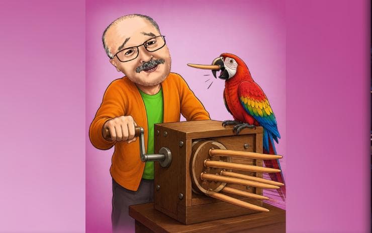 Girando Emulates Zian as Lying Parrot