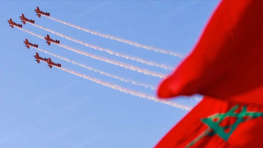 Royal Forces Celebrate Throne Day with Air Shows