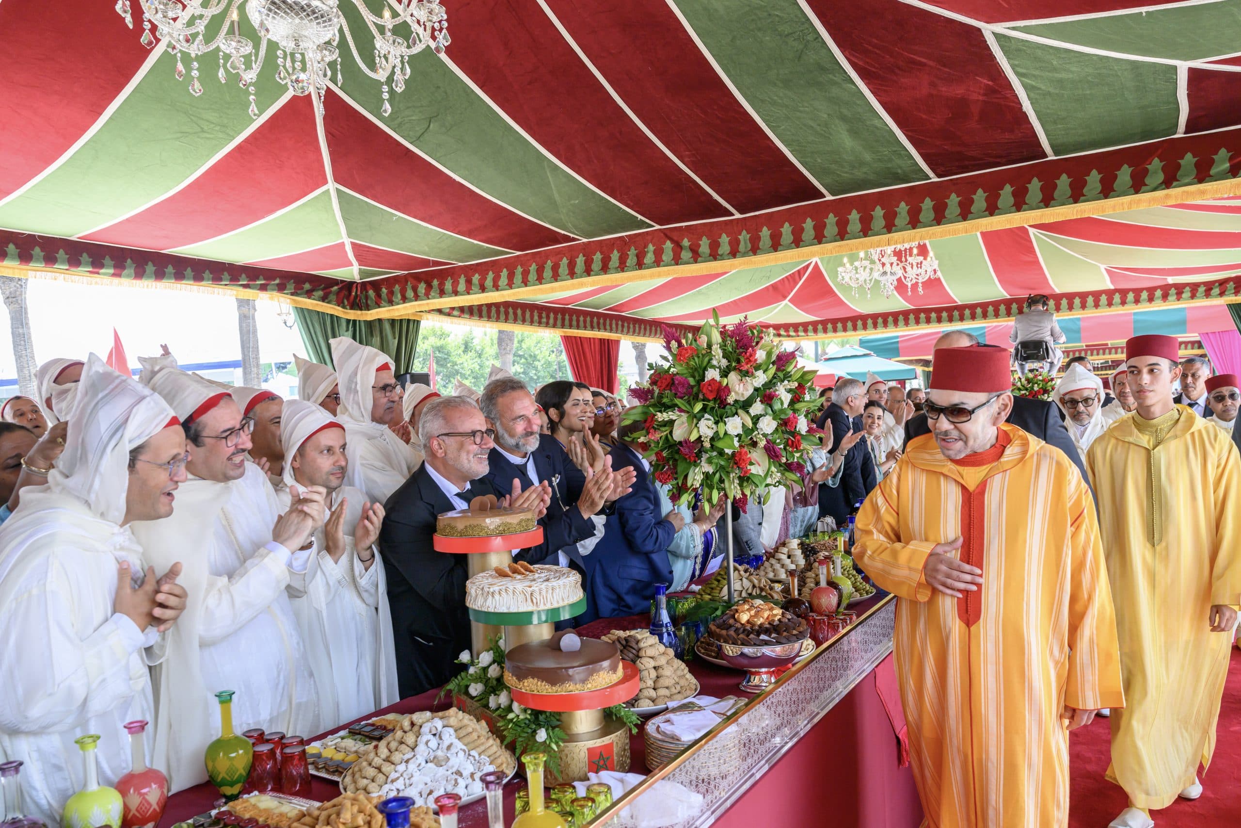 محمد السادس يترأس حفل العرش بالمضيق