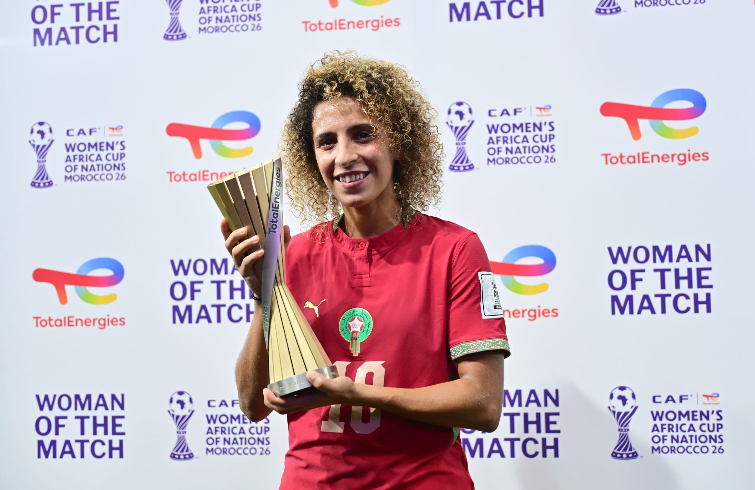 Sanae Mosoudi named top player in Morocco Algeria match