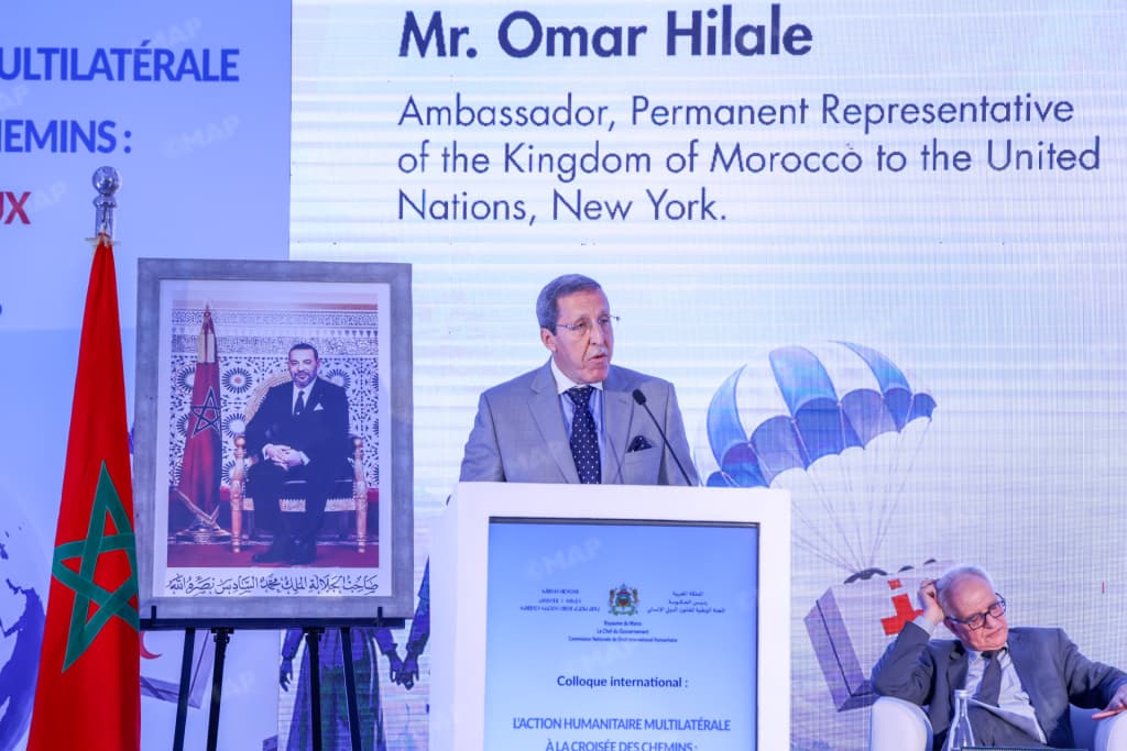 Ambassador Hilal Highlights Royal Vision as a Key Pillar of Humanitarian Work in Moroccan Diplomacy