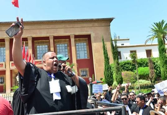 Moroccan Lawyers' Office Sustains Work Halt