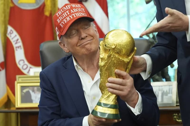 ترامب يبرز في نهائي مونديال 2026