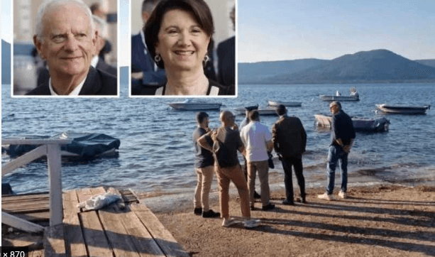 Italian minister's husband found in lake after month