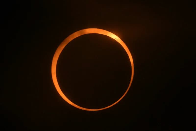 Rare Solar Eclipse in Morocco