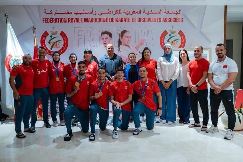 National karate team honored after 5 medals