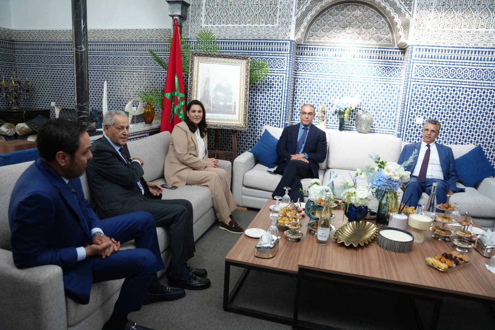 المنصوري تستقبل قيادة الحركة الشعبية