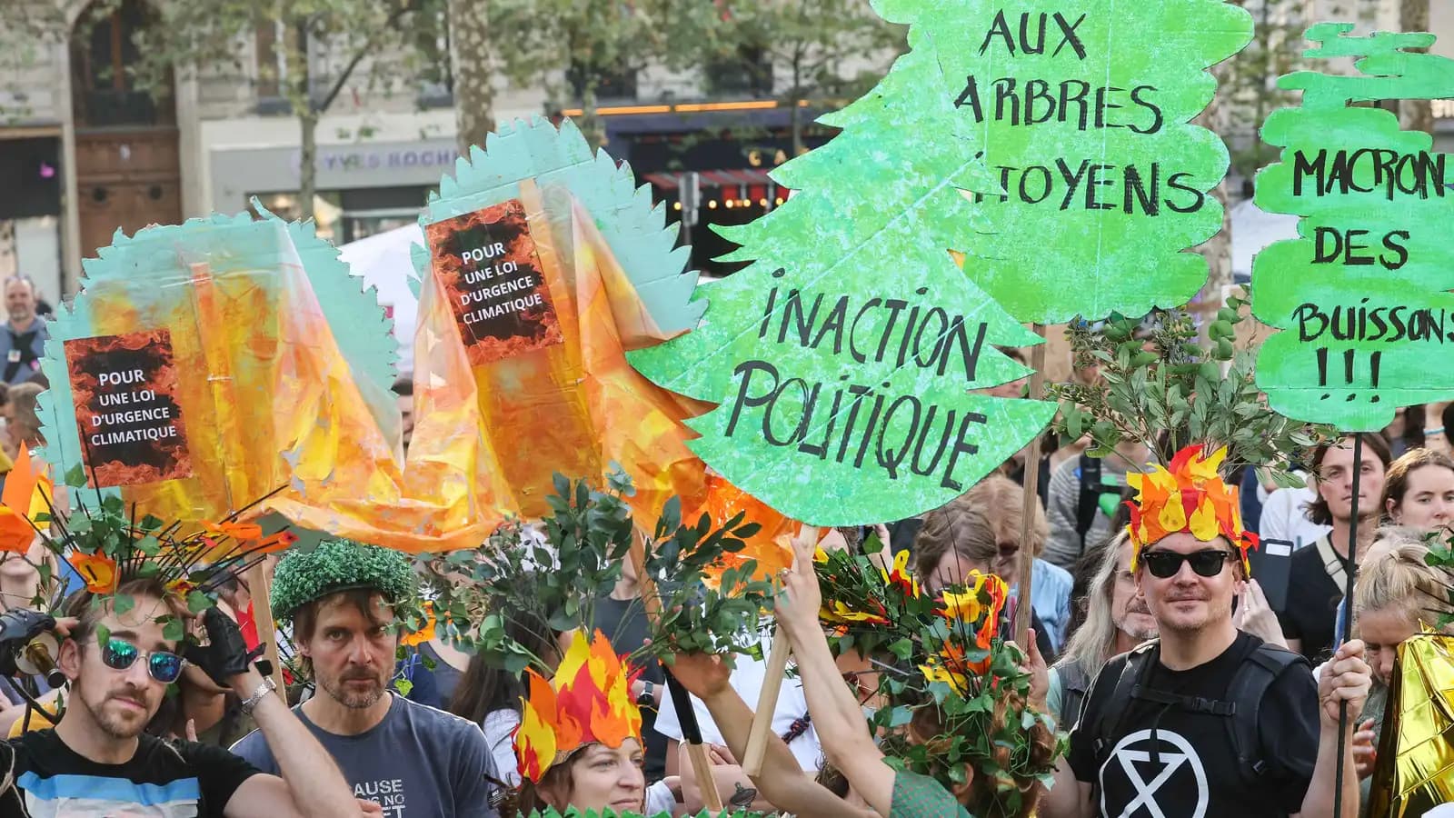 France protests demand climate measures