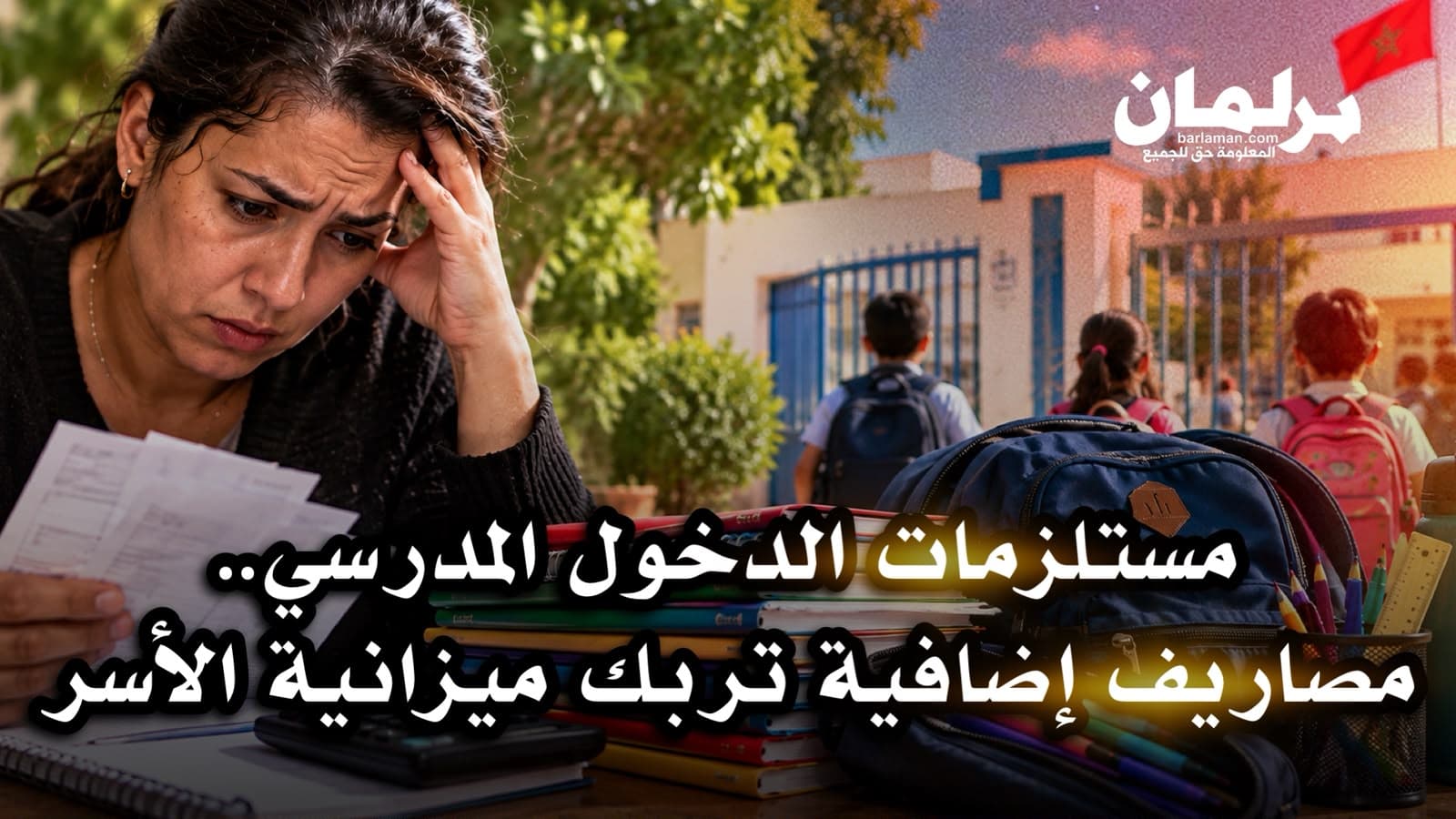 مستلزمات المدرسة ترفع التكاليف