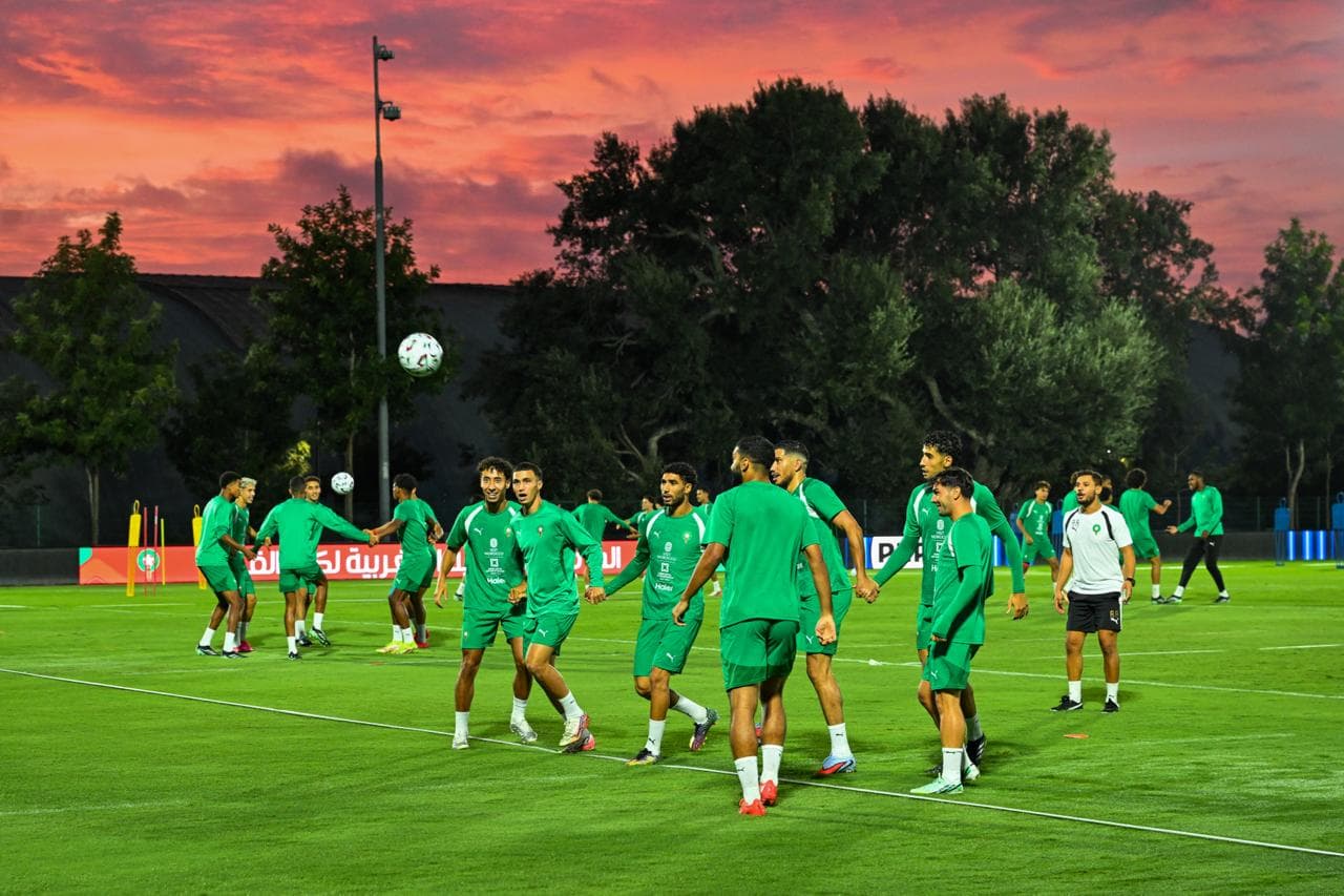 National team trains before Mali match