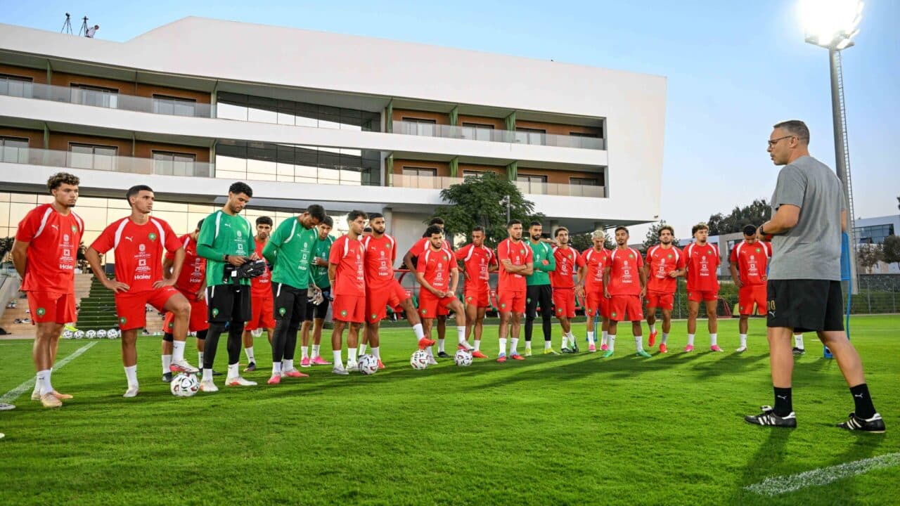 المنتخب يستعد لمواجهة مالي في ملعب طنجة