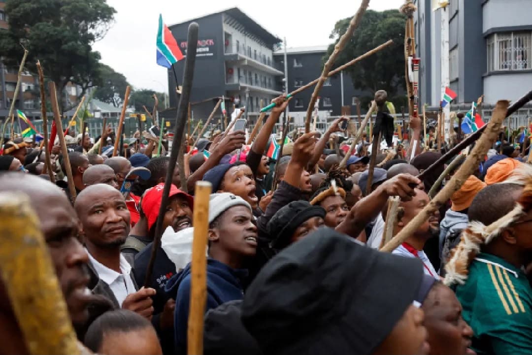 South Africa experiences violent protests over jobs