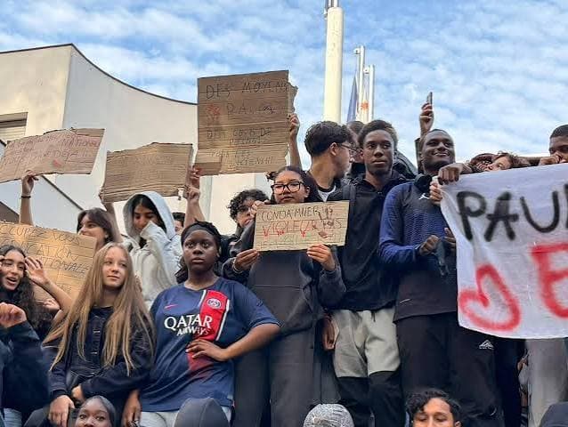 High school protests spark political debate in France