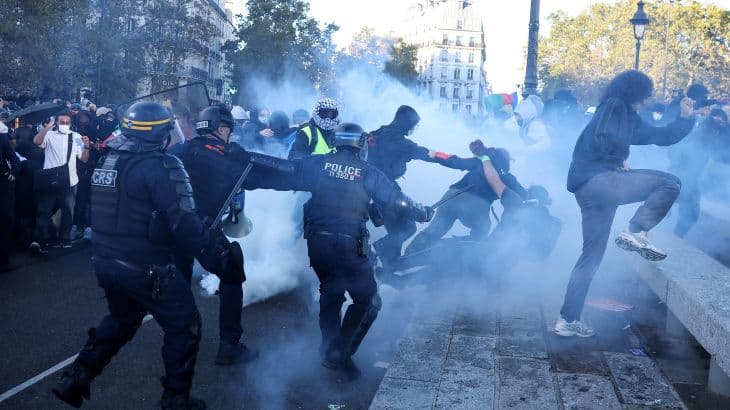 France faces democratic repression
