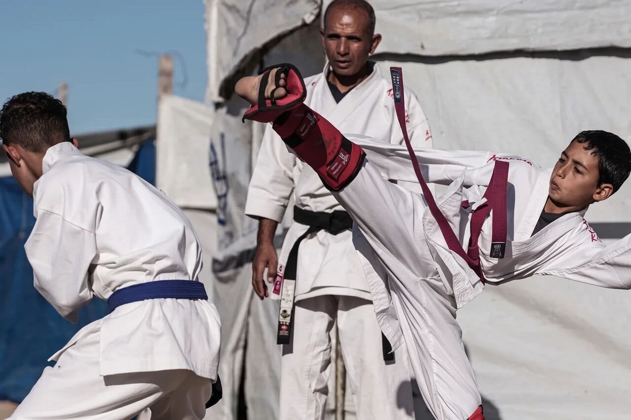 Gaza Karate Players Confront Occupation