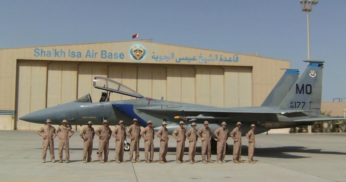 إيران تضرب قاعدة الشيخ عيسى في البحرين