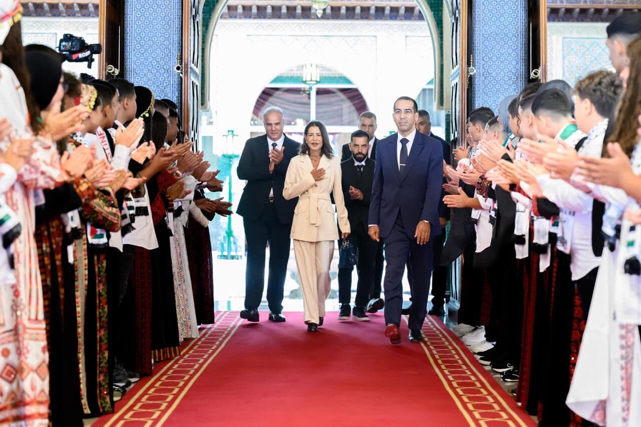 Rabat: Princess Lalla Meryem Meets Palestinian Camp Participants