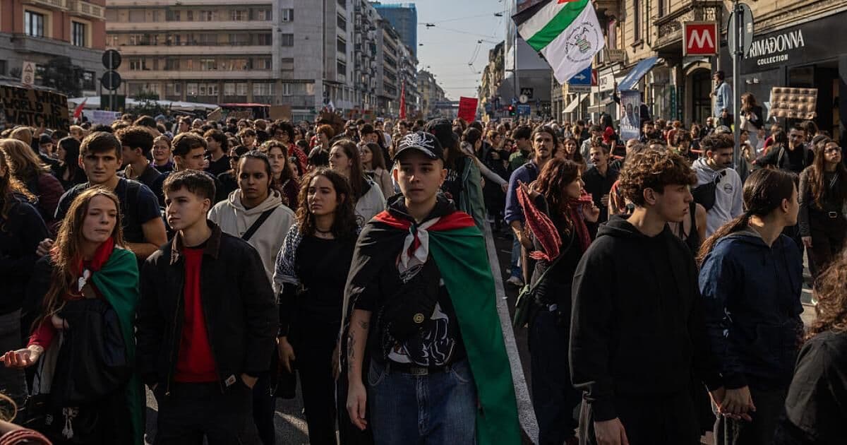 إضراب إيطالي دعماً لفلسطين