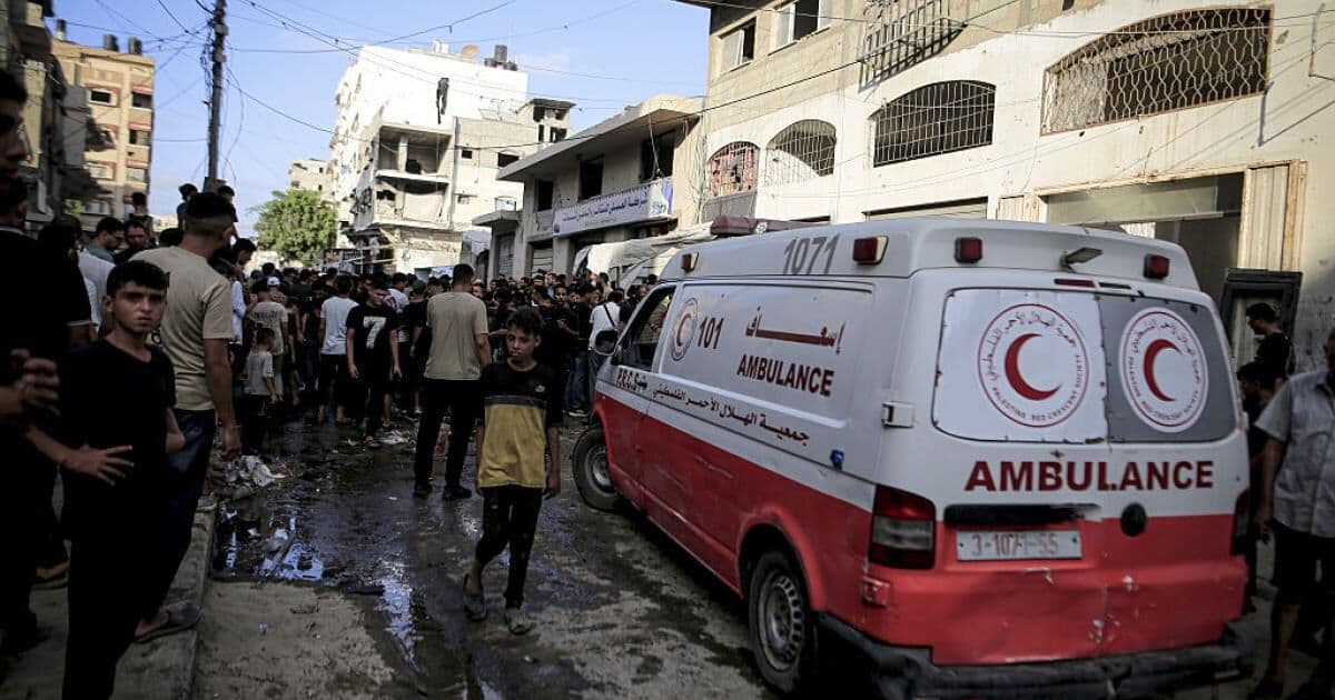 Casualties from Israeli airstrikes in Gaza