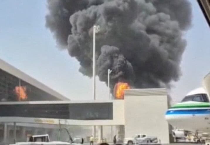 Attacks at Riyadh Airport cause casualties