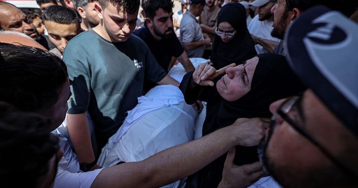 Gaza Martyrs Shot and Collapse Denial
