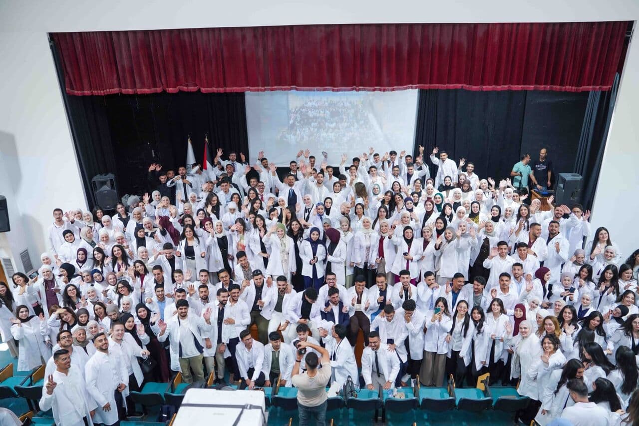 Al-Quds Univ. Holds White Coat Ceremony