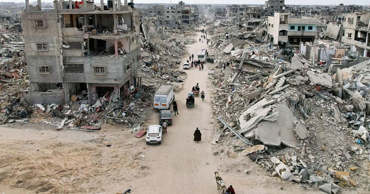 First international forces' base in Gaza
